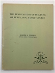 Arthur, Jim et al. An Assortment of Volumes and Pamphlets on Golf Course Architecture. 1968-1997. (DJ)