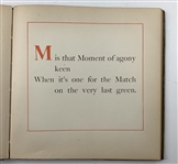 Sutphen, W. G. Van T. and A. B. Frost. The Golfer's Alphabet. Harper and Brothers, 1899. First Edition.