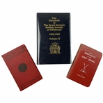 Three Golfing Volumes. Lang, A Batch of Golfing Papers; Borthwick, Royal Burgess; Layer, Simplicity. 1911-1987.
