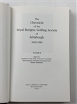 Three Golfing Volumes. Lang, A Batch of Golfing Papers; Borthwick, Royal Burgess; Layer, Simplicity. 1911-1987.