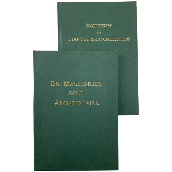 MacKenzie, Alister, et al. A Collection of Golf Architecture Volumes. Grant Books, 1978-1982. Limited Editions (Signed)