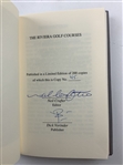 Three Historical Golf Publications: Royal Dornoch, The Riviera, and Royal St. Georges. 1987-2015. (Signed) (DJ)