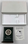 The Franklin Mint Tiger Woods Eyewitness 1997 Masters Tournament Commemorative .925 Sterling Silver Medal