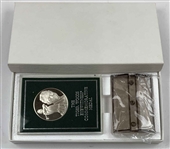 The Franklin Mint Tiger Woods Eyewitness 1997 Masters Tournament Commemorative .925 Sterling Silver Medal