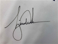 Tiger Woods Signed The National PGA Tour Golf Hole Flag TPC Potomac JSA ALOA