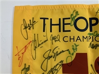 2010 The Open Championship St Andrews Multi-Signed Flag JSA ALOA