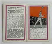 Bobby Jones - Men of America: American Athletes, Playing the Game 1929. No. 35.