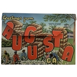 Augusta, Georgia. Souvenir Post Card Folder. Augusta News Agency, c. 1944.