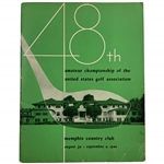 1948 USGA Amateur Championship Official Program Memphis Country Club