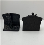 Pair of 1923 L. V. Aronson figural golfer
bookends