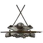 Vintage Line Cut Gutty Ball Pen & Ink Well Stand