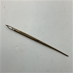 Vintage Line Cut Gutty Ball Pen & Ink Well Stand