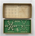 The Standard Printing Company Golfers Peg Solitaire Puzzle Game in Original Box