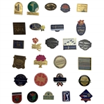 Collection of 29 Commemorative Golf Lapel Pins Featuring The Players Championship and PGA Tour Events 2004-2014
