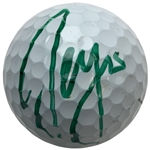 Sergio Garcia Signed Personal Used SG Fireballs GC Taylormade Golf Ball JSA ALOA