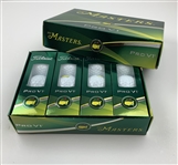 Two Dozen Titleist Pro V1 Masters Tournament Golf Balls Including 2015 Edition