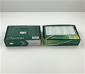 Two Dozen Titleist Pro V1 Masters Tournament Golf Balls Including 2015 Edition
