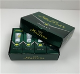 Two Sets of Masters Tournament Commemorative Titleist Pro V1 Golf Balls