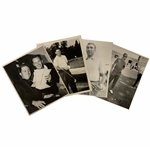 A Collection of Four Original Vintage Press Photographs Depicting Lema, Player, Furgol and more circa 1960-1964