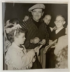 A Collection of Vintage Lloyd Mangrum Press Photographs and Newspaper Clippings
