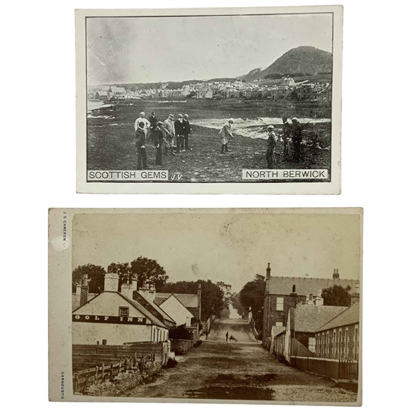 Two Early 20th-Century Scottish Topographical Postcards of North Berwick and Carnoustie
