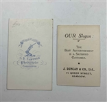Two Early 20th-Century Scottish Topographical Postcards of North Berwick and Carnoustie