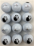Fred Couples Signed Sports Illustrated April 20 1992 Magazine and Twelve Commemorative Logo Golf Balls JSA ALOA