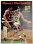 Gates & Havlicek Signed Basketball Memorabilia Items Including a 1972 Sports Illustrated Magazine and 1989 Hall of Fame Tile JSA ALOA