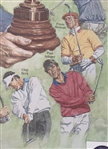 30th Ryder Cup Matches 1993 Commemorative Poster Hand Signed by Tom Watson JSA ALOA