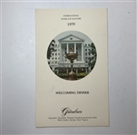Two 1979 Ryder Cup Dinner Menus from The Greenbrier