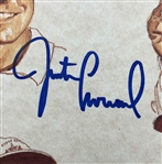 1999 United States Ryder Cup Team Signed Issued Poster includ. Payne & Tiger JSA ALOA