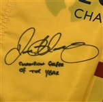 Rory McIlroy Signed 2014 Open Championship at Royal Liverpool Hole #1 Tournament Used Flown Flag w/ 'Champion Golfer of Year' & 'Tournament Used' Inscrip. JSA ALOA