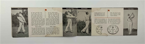 Two Pieces of Craig Wood Golf Memorabilia Including 1929 Associated Press Photograph and Circa 1935 Dunlop Instructional Pamphlet