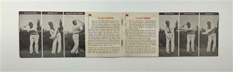 Two Pieces of Craig Wood Golf Memorabilia Including 1929 Associated Press Photograph and Circa 1935 Dunlop Instructional Pamphlet