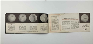 Two Pieces of Craig Wood Golf Memorabilia Including 1929 Associated Press Photograph and Circa 1935 Dunlop Instructional Pamphlet