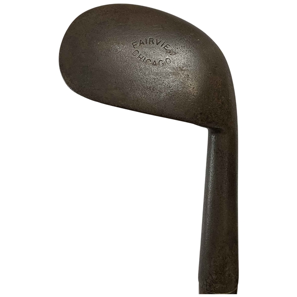 Fairview Chicago Smooth Face Hickory Shafted Niblick Golf Iron