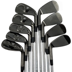 Greg Normans Set of TaylorMade RAC TP Forged Smoke Finish Golf Irons