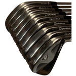 Greg Norman's Set of TaylorMade RAC TP Forged Smoke Finish Golf Irons