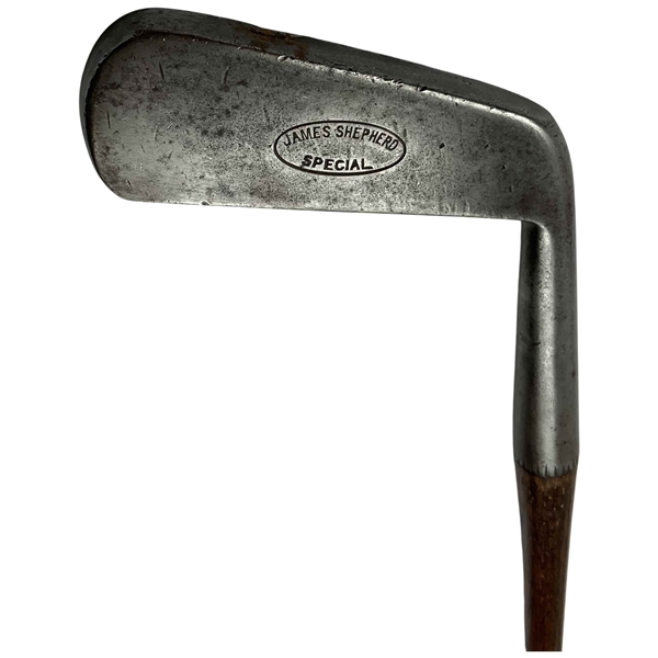 James Shepherd Special Hickory Shafted Blade Putter