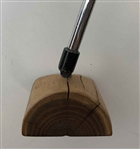 Hand-Crafted Wooden Mallet Golf Putter with Golfsmith Grip