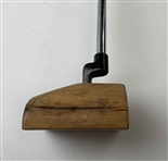 Hand-Crafted Wooden Mallet Golf Putter with Golfsmith Grip