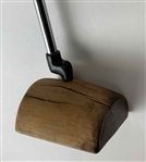 Hand-Crafted Wooden Mallet Golf Putter with Golfsmith Grip
