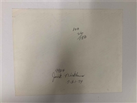 A Trio of Vintage Professional Golfer Press Photographs featuring Gene Sarazen, Jack Nicklaus, and Gary Player