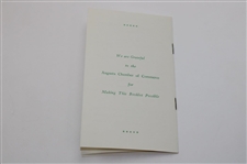 1962 Tee Off To Spring Augusta Garden Club Flower Placement Show Booklet