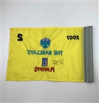 Steve Stricker Signed 2007 The Barclays PGA Tour Playoffs Flag JSA #CM67188
