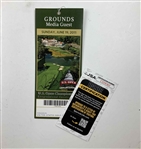 Rory Mcilroy Signed 2011 U.S. Open Championship Media Guest Ticket JSA #CS59363