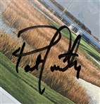 Viktor Hovland & Patrick Cantlay Signed Harbourtown Scorecards JSA ALOA