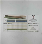 Viktor Hovland & Patrick Cantlay Signed Harbourtown Scorecards JSA ALOA