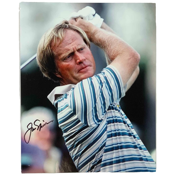Jack Nicklaus 8x10 Signed Photo JSA ALOA