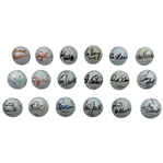 David Graham, Isao Aoki & 16 Others Signed Golf Balls JSA ALOA